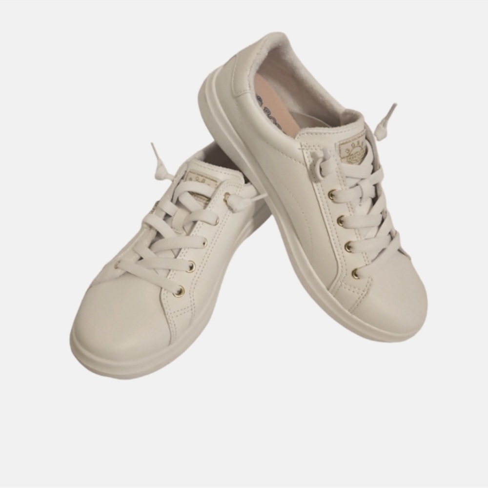 Bob's by Skechers Womens D Vine Instant Delight White Sneakers Size 7.5